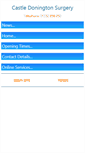 Mobile Screenshot of castledoningtonsurgery.co.uk